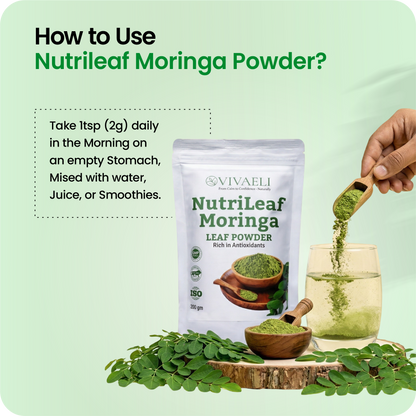 NutriLeaf Moringa Powder — Daily Energy & Complete Nutrition