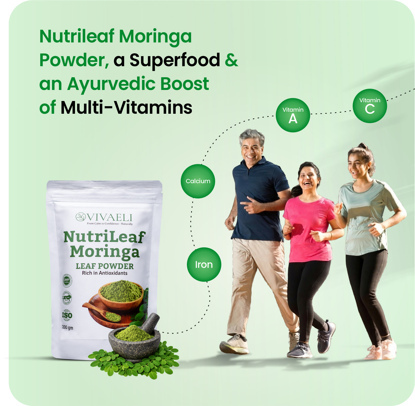 NutriLeaf Moringa Powder — Daily Energy & Complete Nutrition