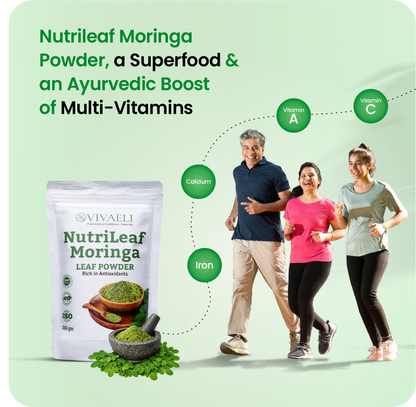 NutriLeaf Moringa Powder — Daily Energy & Complete Nutrition