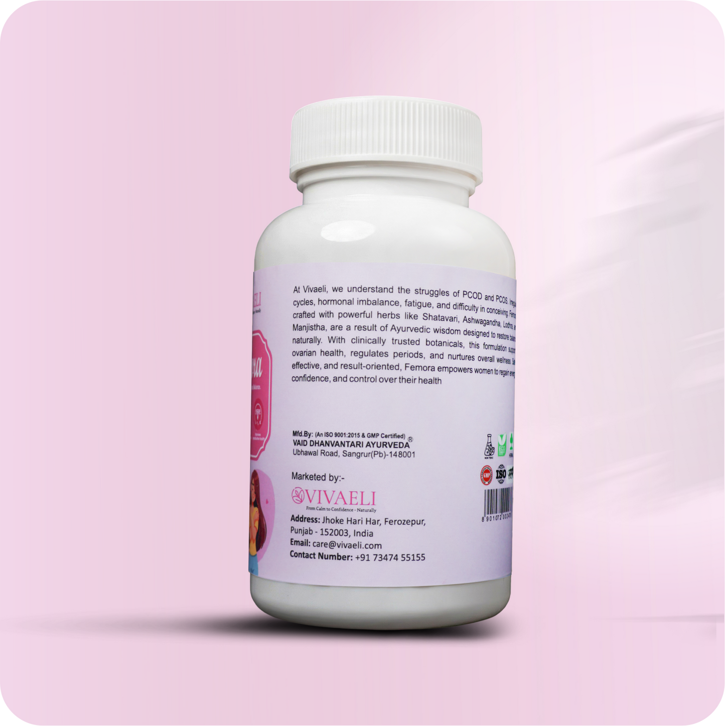 Femiyya + Femora OvaCare Natural Daily Care Combo Pack