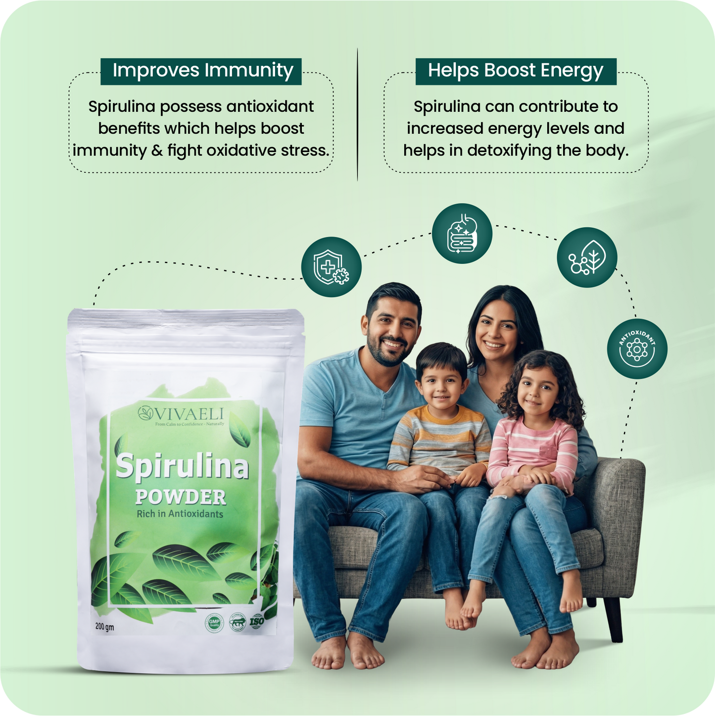 Spirulina Powder — Pure Daily Detox & Energy Superfood